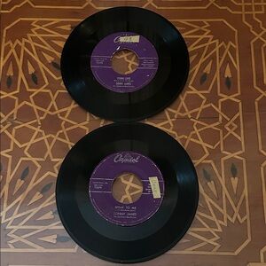 Vintage Sonny James 1950’s 45RPM Vinyl Records~Set of 2
